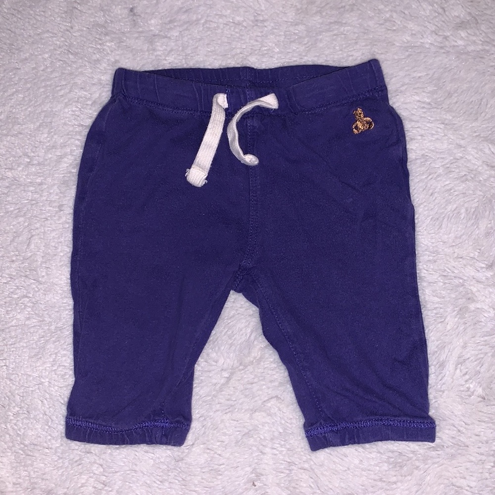 (3 for $10) baby GAP blue navy joggers 0-3 months baby boy